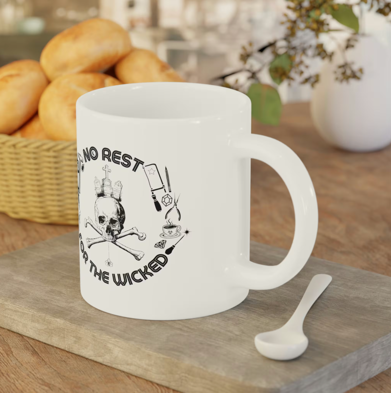 No Rest for the Wicked Mug