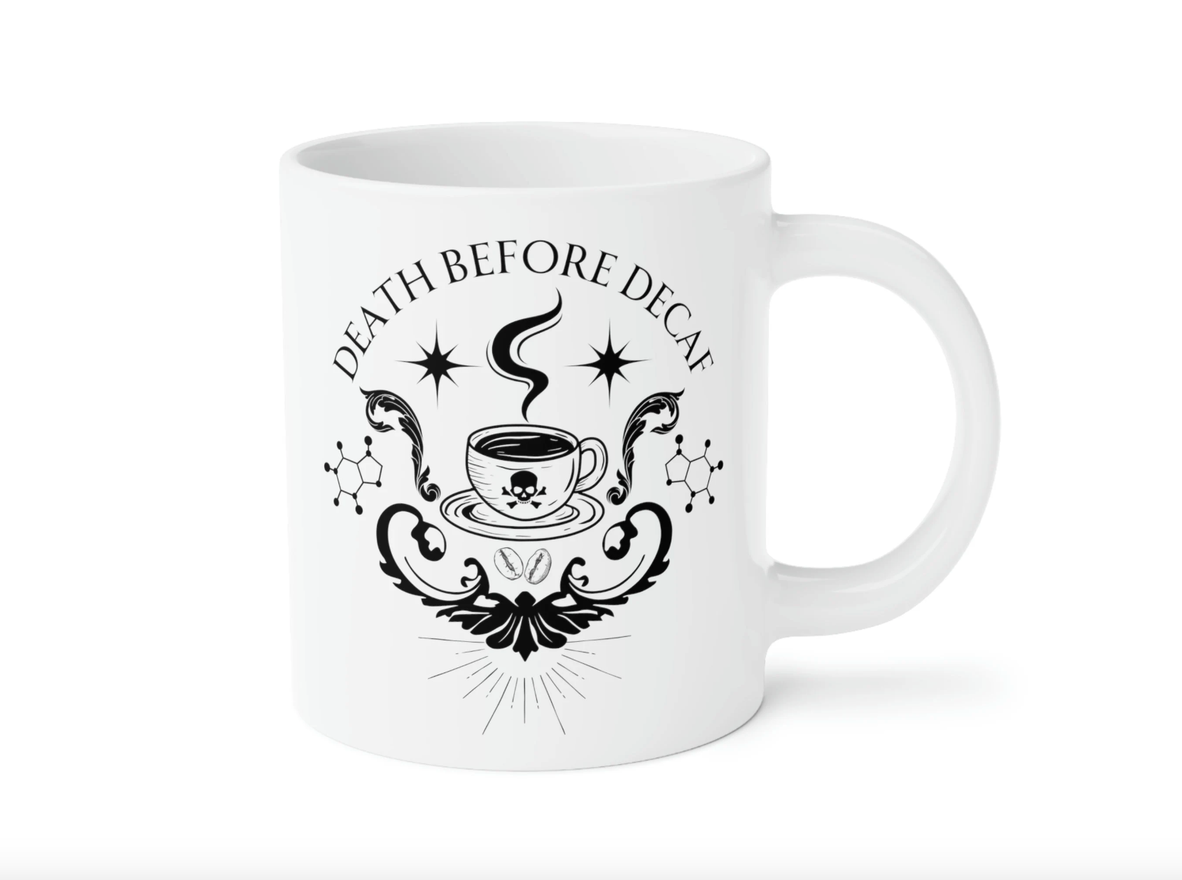 Death Before Decaf Mug