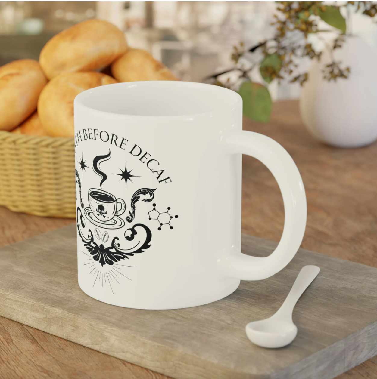 Death Before Decaf Mug